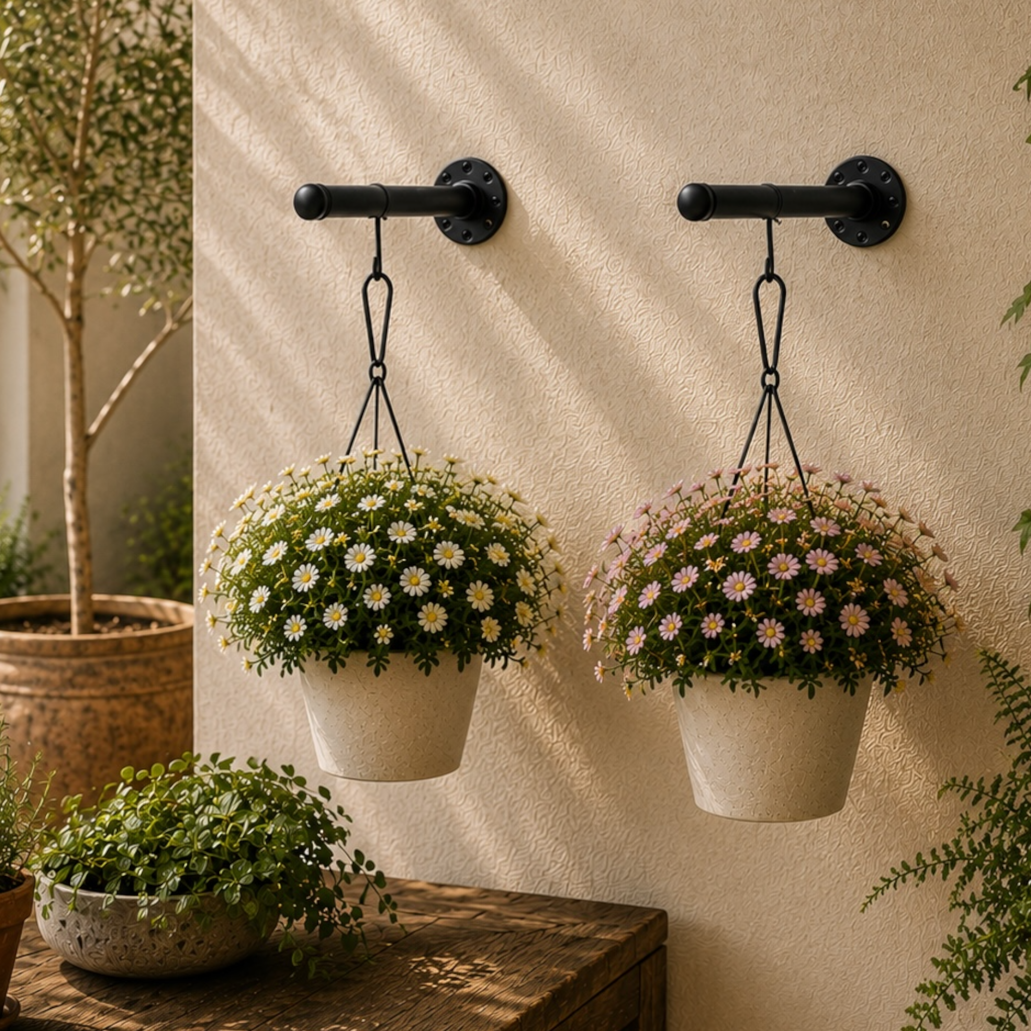 Industrial Pipe Valet Hook and Storage Post