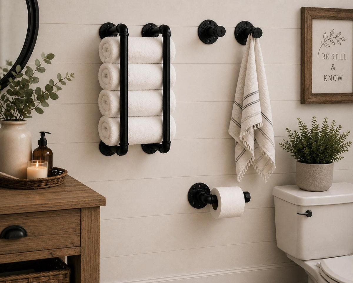 Spa-Inspired Bathroom Hardware Set