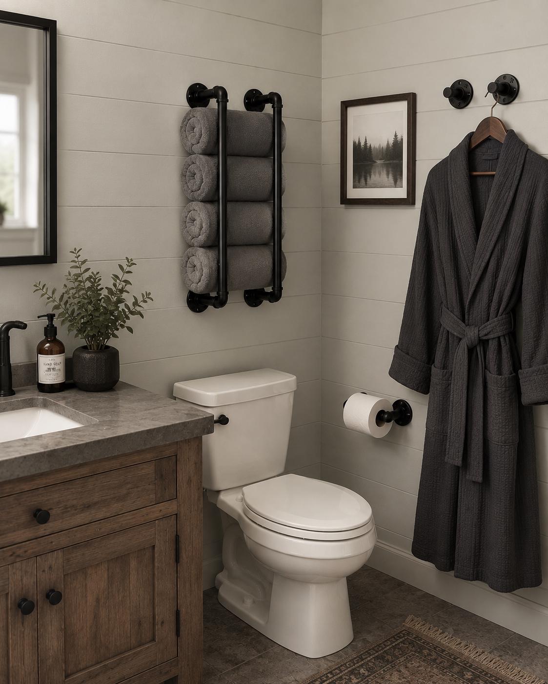 Spa-Inspired Bathroom Hardware Set