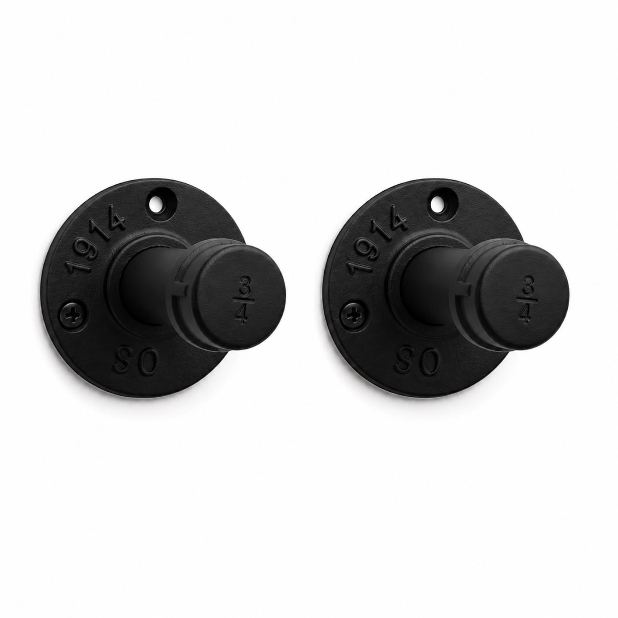 Straight Industrial Pipe Wall Hooks