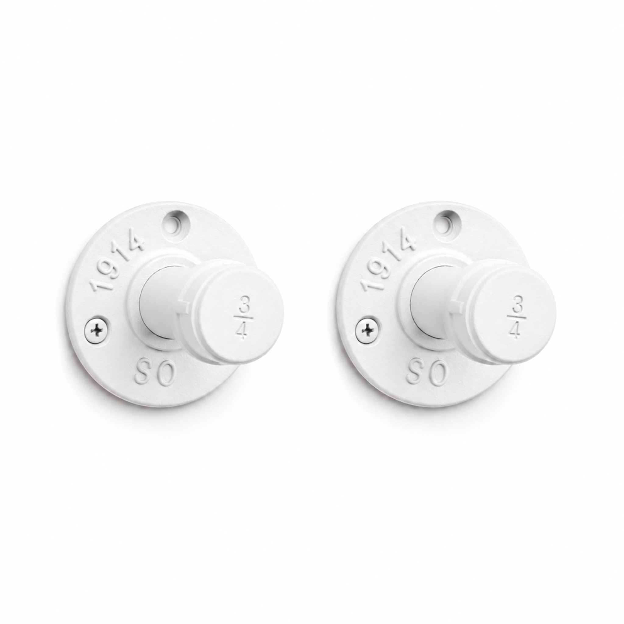 Straight Industrial Pipe Wall Hooks