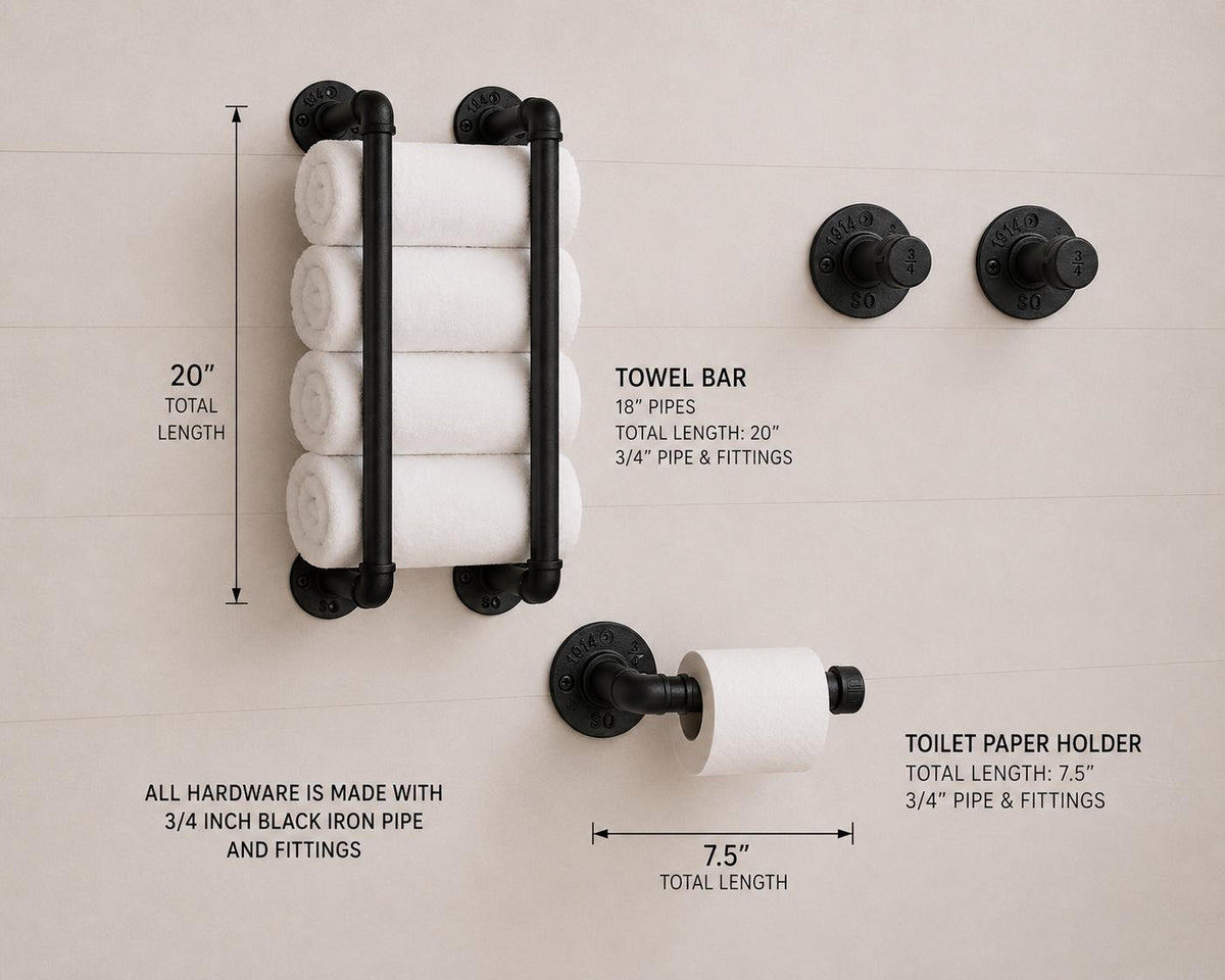 Spa-Inspired Bathroom Hardware Set