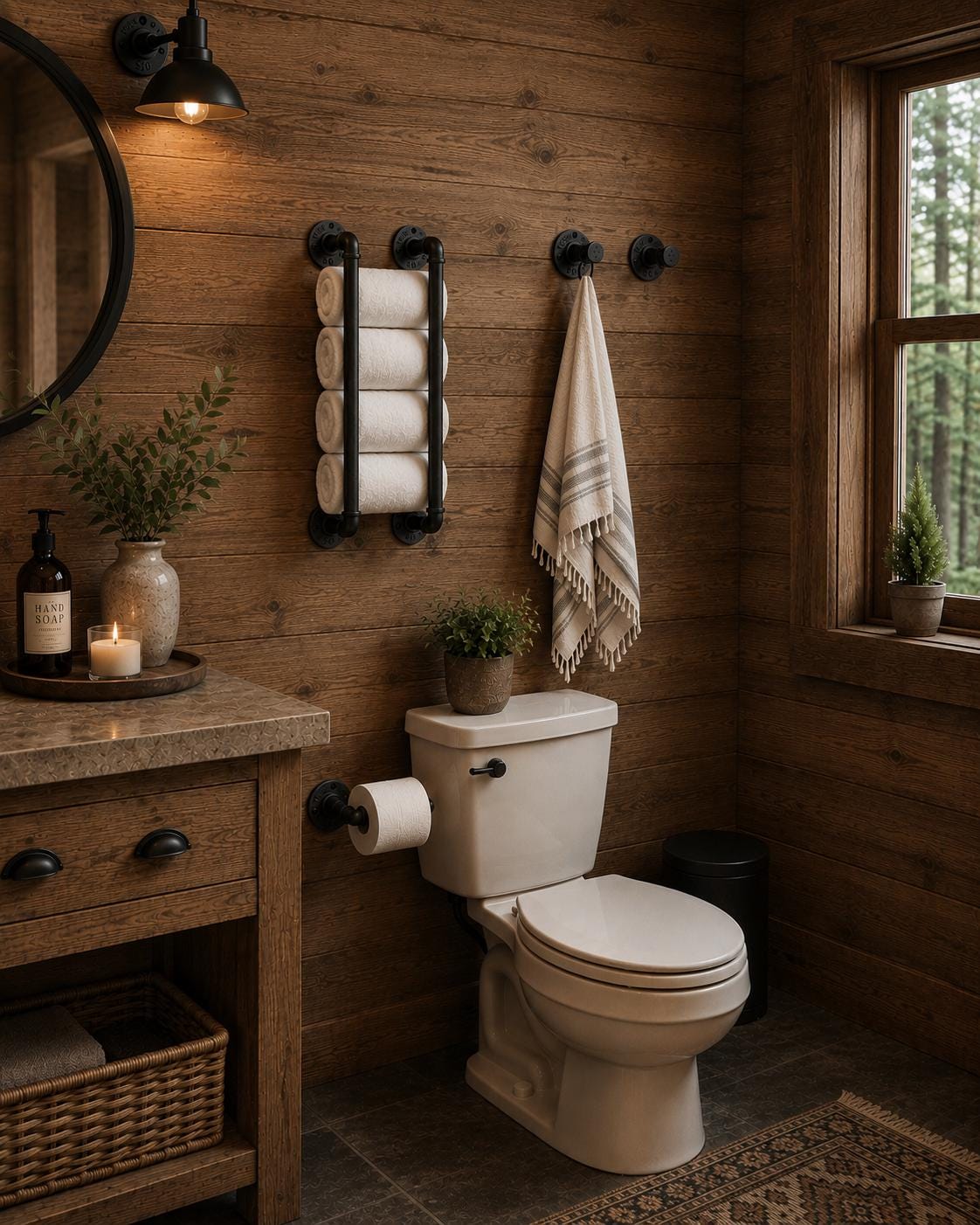 Spa-Inspired Bathroom Hardware Set